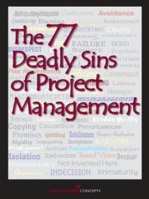 cover image of The 77 Deadly Sins of Project Management